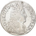 Moeda, França, Louis XIV, Ecu aux 3 couronnes, 1711, Paris, VF(30-35), Prata