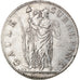 Moneta, STATI ITALIANI, PIEDMONT REPUBLIC, 5 Francs, An 10, Turin, BB, Argento