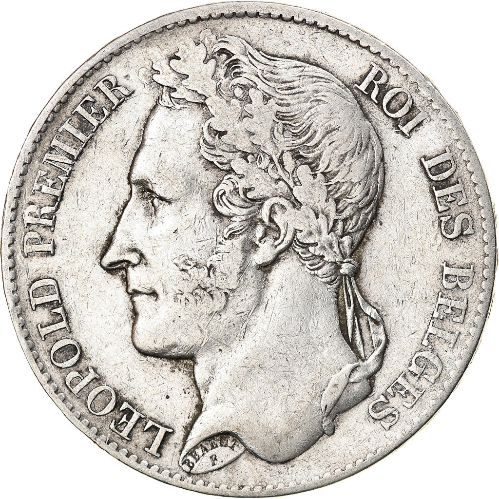 Coin, Belgium, Leopold I, 5 Francs, 5 Frank, 1849, VF(30-35), Silver, KM:3.2