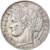 Moneda, Francia, Cérès, 5 Francs, 1850, Paris, BC+, Plata, KM:761.1
