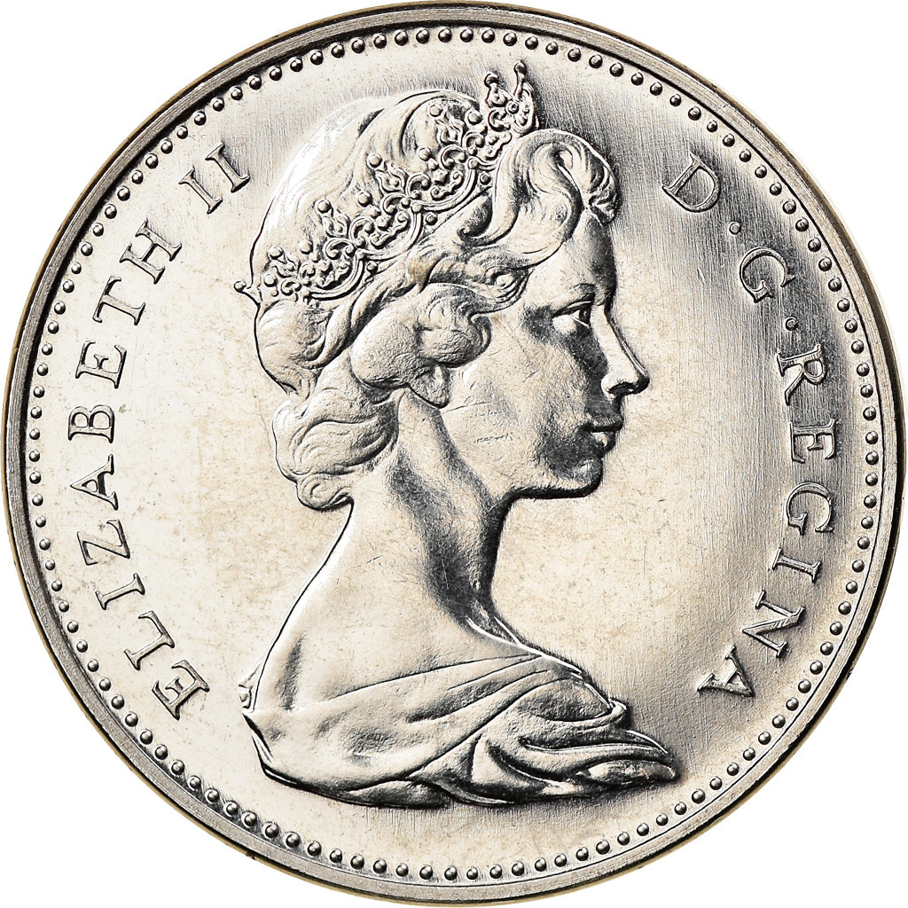 Coin, Canada, Elizabeth II, 5 Cents, 1967, Royal Canadian Mint, Ottawa, MS(63)