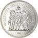 Coin, France, Hercule, 50 Francs, 1975, Paris, MS(63), Silver, KM:941.1