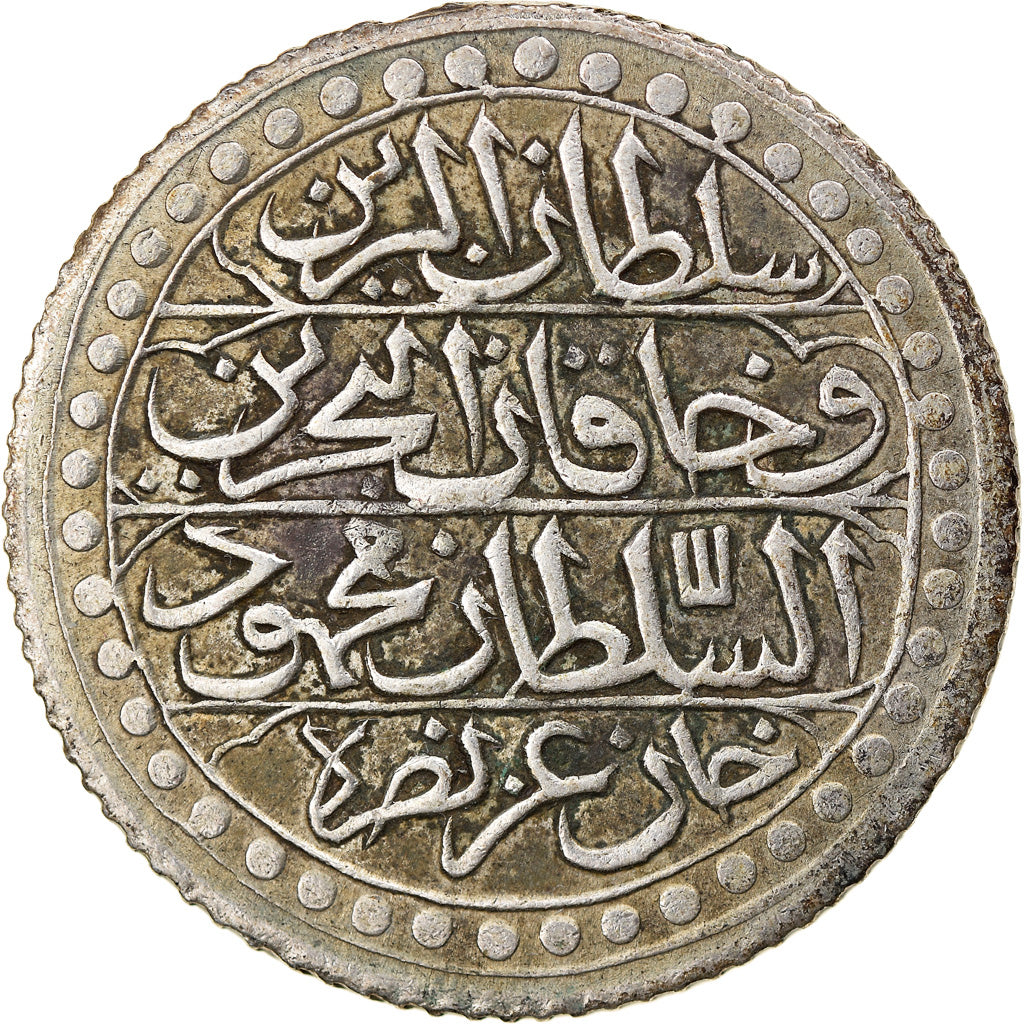 Coin, Algeria, ALGIERS, Mahmud II, Budju, 1823 (1239 AH), Jaza'ir, AU(50-53)