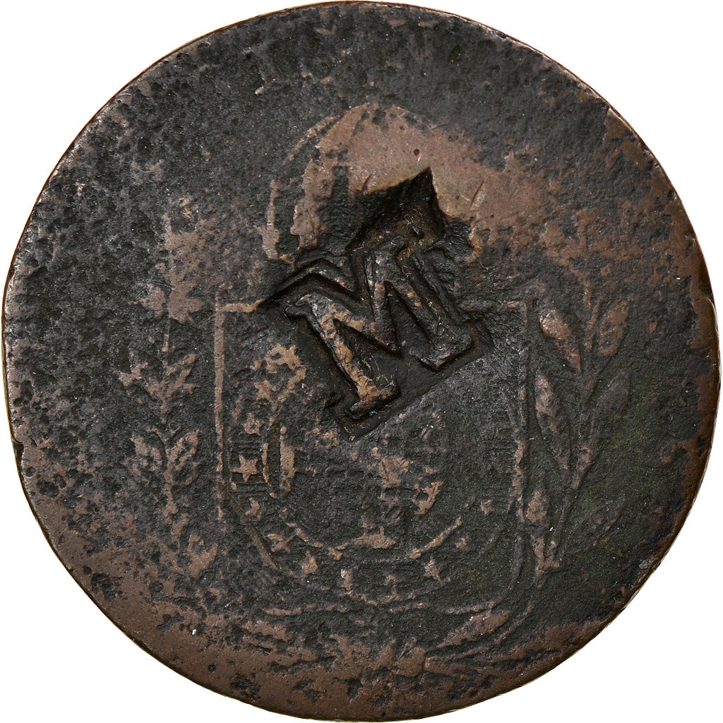 Moeda, Brasil, MARANHAO, 40 Reis, Undated (1835), VF(20-25), Cobre, KM:406