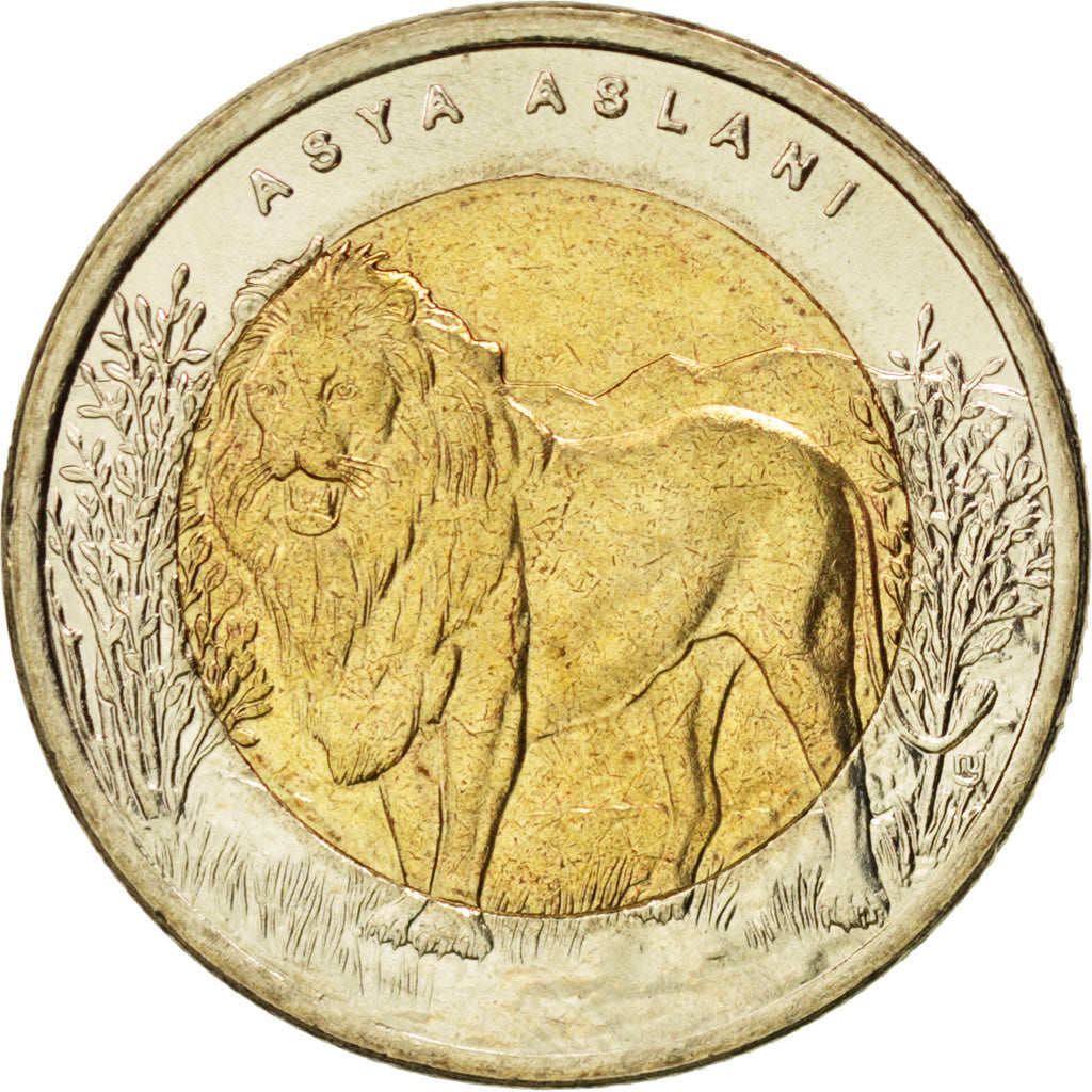 Turquie, 1 Lira Lion 2011, KM 1275