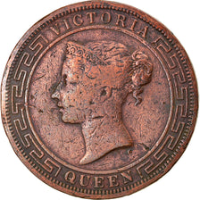 Coin, Ceylon, Victoria, 5 Cents, 1870, VF(20-25), Copper, KM:93