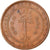 Moneta, Cejlon, Victoria, 5 Cents, 1892, EF(40-45), Miedź, KM:93