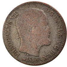 Moneta, Danimarca, Frederik VII, 4 Skilling Rigsmont, 1856, Copenhagen, MB