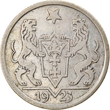 Coin, DANZIG, Gulden, 1923, EF(40-45), Silver, KM:145