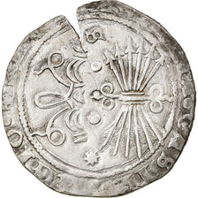 Coin, Spain, Ferdinand & Isabella, Real, Sevilla, VF(30-35), Silver