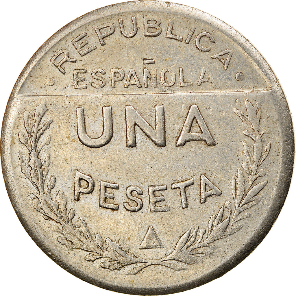 Munten, SPAANSE BURGEROORLOG, SANTANDER, PALENCIA & BURGOS, Peseta, 1937, ZF+