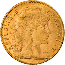 Coin, France, Marianne, 10 Francs, 1908, Paris, EF(40-45), Gold, KM:846