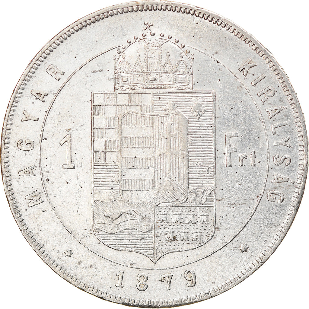 Monnaie, Hongrie, Franz Joseph I, Forint, 1879, Kremnitz, SUP, Argent, KM:453.1