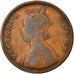 Munten, INDIA-BRITS, Victoria, 1/2 Anna, 1862, Bombay, FR, Koper, KM:468