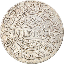 Münze, Marokko, Moulay al-Hasan I, 2-1/2 Dirhams, 1892 / AH 1310, Paris, SS+