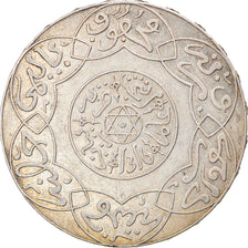 Coin, Morocco, 'Abd al-Aziz, 5 Dirhams, 1898 (1316), Paris, AU(55-58), Silver