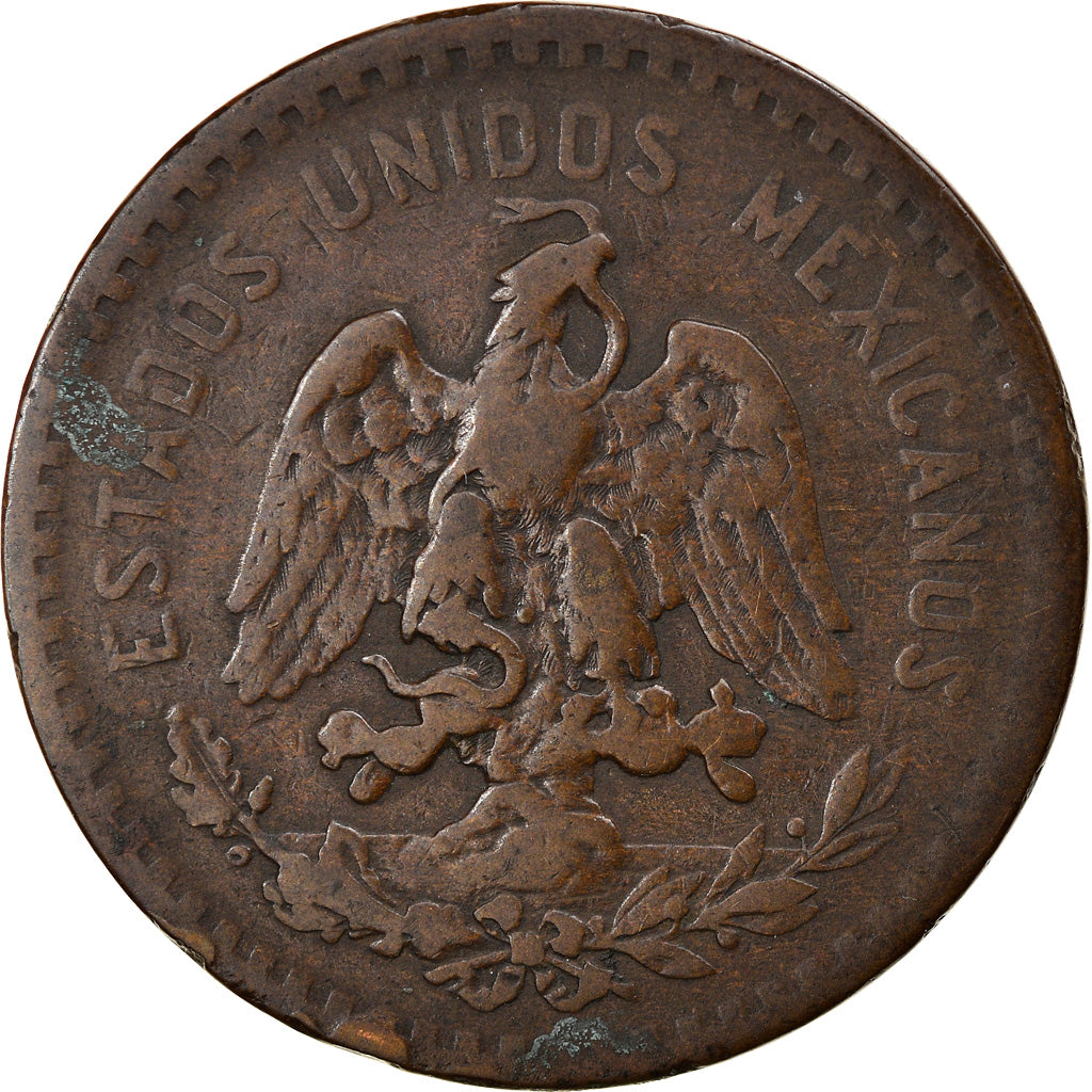 Coin, Mexico, 5 Centavos, 1915, Mexico City, VF(30-35), Bronze, KM:422