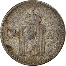 Coin, Norway, 4 Skilling, 1871, EF(40-45), Silver, KM:337