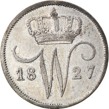 Coin, Netherlands, William I, 10 Cents, 1827, AU(50-53), Silver, KM:53