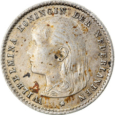 Coin, Netherlands, Wilhelmina I, 10 Cents, 1897, AU(55-58), Silver, KM:116