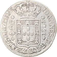 Coin, Portugal, Jo, 400 Reis, Pinto, 480 Reis, 1814, Lisbon, EF(40-45), Silver