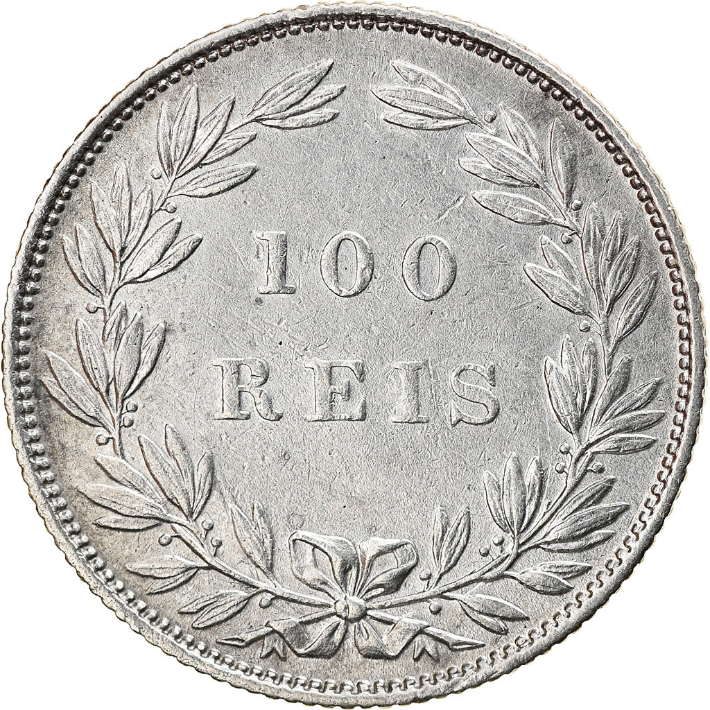 Monnaie, Portugal, Luiz I, 100 Reis, 1889, SUP, Argent, KM:510