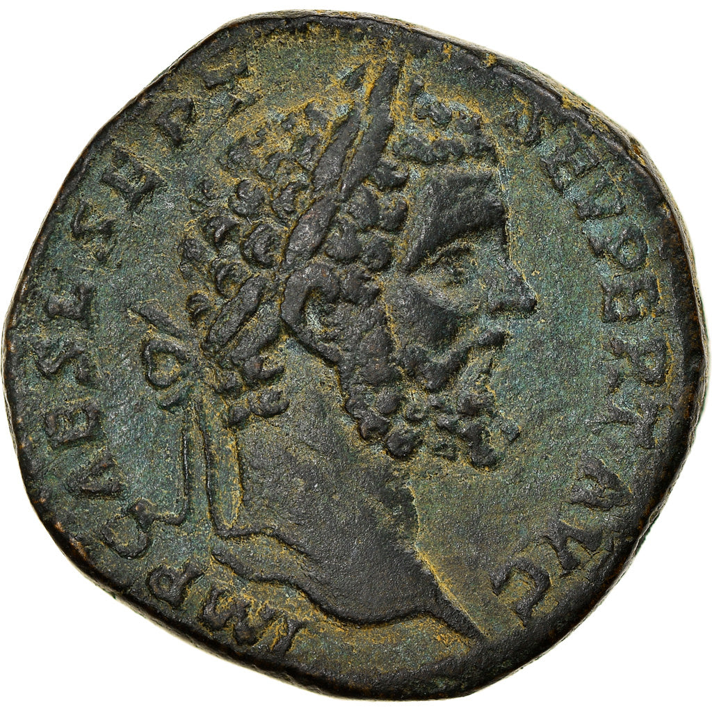 Coin, Septimius Severus, Sestertius, 193, Rome, EF(40-45), Bronze, RIC:651