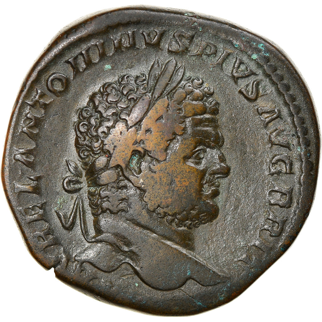 Coin, Caracalla, Sestertius, 210-213, Rome, EF(40-45), Bronze, RIC:512d