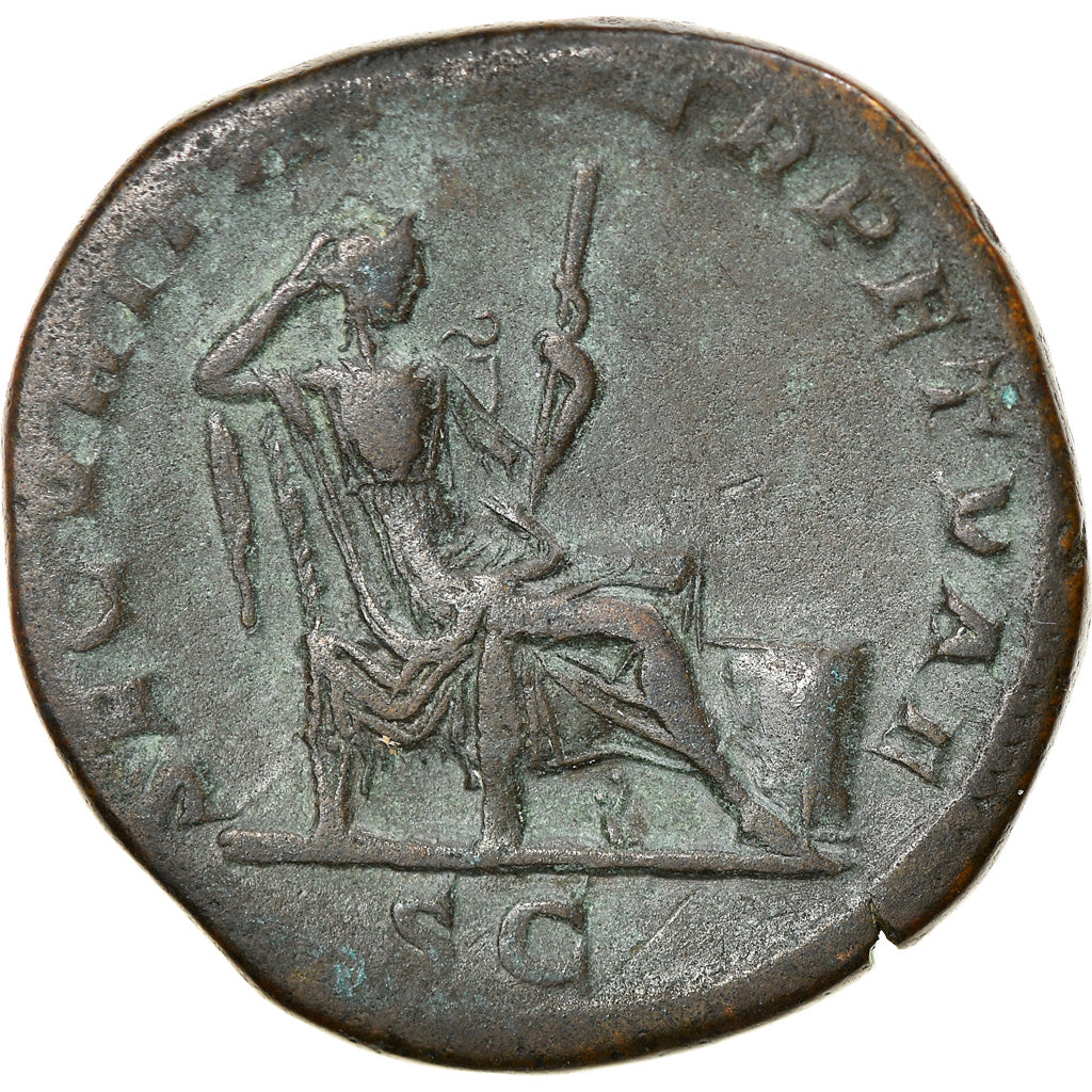 Coin, Caracalla, Sestertius, 210-213, Rome, EF(40-45), Bronze, RIC:512d