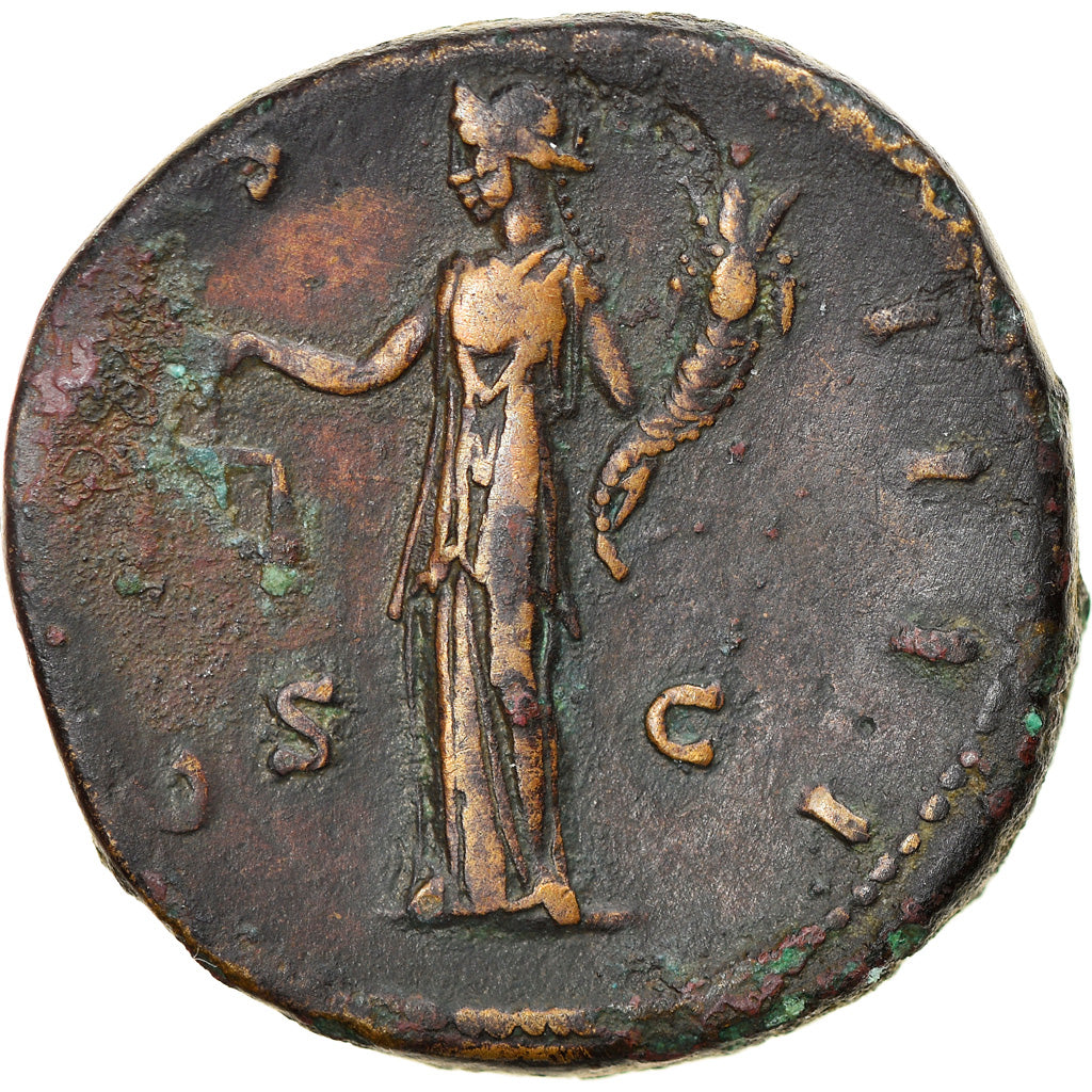 Moneta, Antoninus Pius, Sesterzio, 149-150, Rome, BB, Bronzo, RIC:865