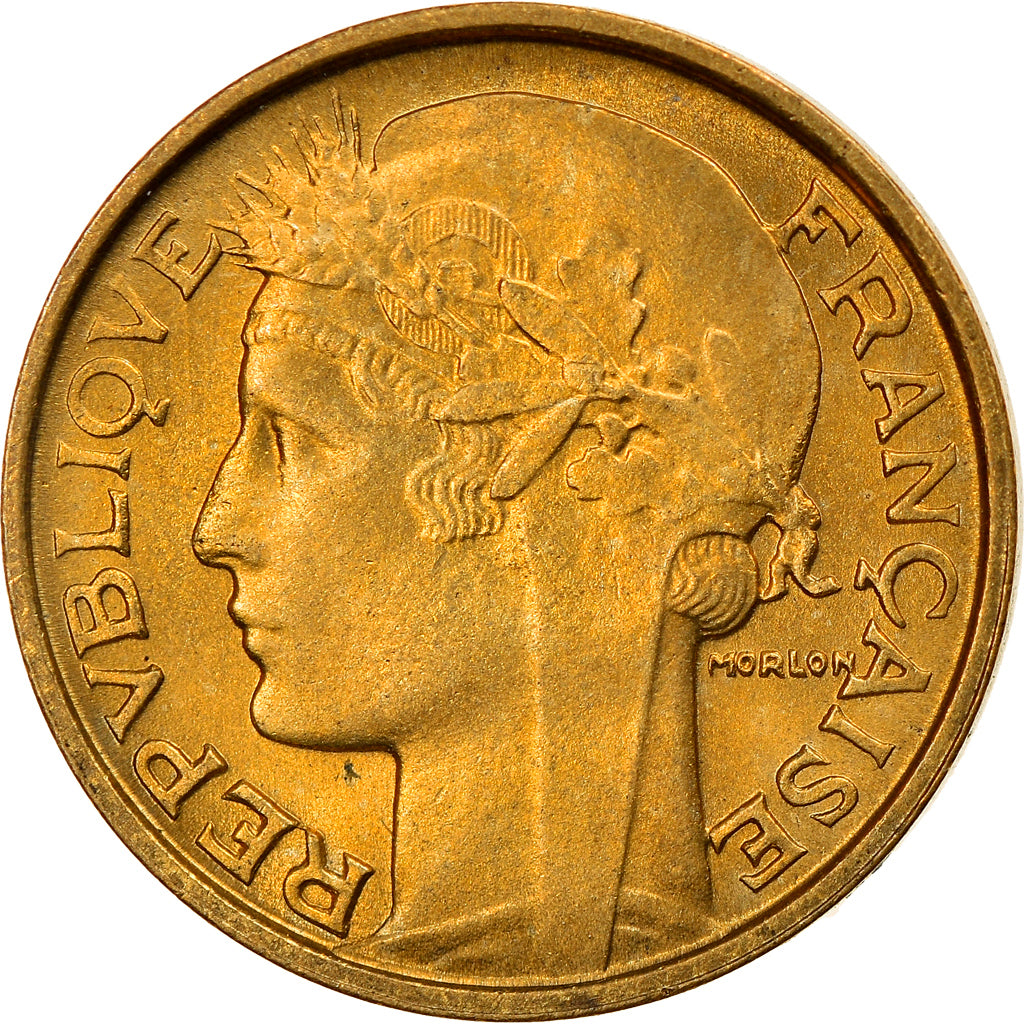 Münze, Frankreich, Morlon, 50 Centimes, 1932, 9 and 2 opened, UNZ+