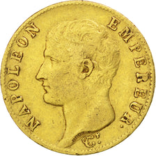 FRANCE, Napoléon I, 20 Francs, 1806, Paris, KM #674.1, EF(40-45), Gold, Gadoury 