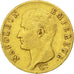FRANCE, Napoléon I, 20 Francs, 1806, Paris, KM #674.1, EF(40-45), Gold, Gadoury 