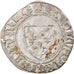 Coin, France, Charles VI, Blanc Guénar, Paris, EF(40-45), Billon, Duplessy:377A