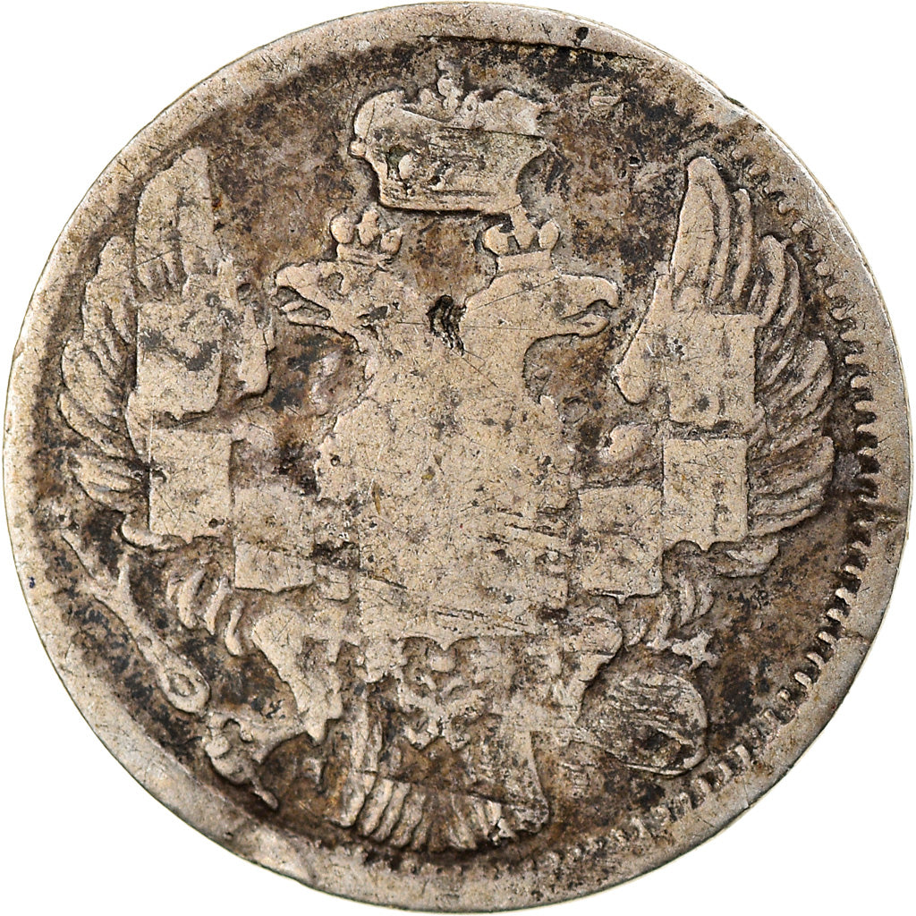 Monnaie, Russie, Nicholas I, 5 Kopeks, 1836, Saint-Petersburg, TB, Argent