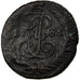 Moneda, Rusia, Catherine II, Polushka, 1/4 Kopek, 1768, Ekaterinbourg, BC+