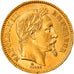 Moneda, Francia, Napoléon III, 20 Francs, 1864, Paris, MBC+, Oro, KM:801.1