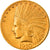 Moneta, Stati Uniti, Indian Head, $10, Eagle, 1910, Philadelphia, BB+, Oro