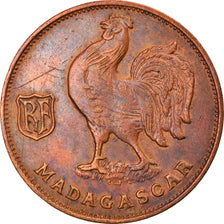 Münze, Madagascar, Franc, 1943, Pretoria, SS, Bronze, KM:2