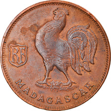 Münze, Madagascar, Franc, 1943, Pretoria, SS, Bronze, KM:2