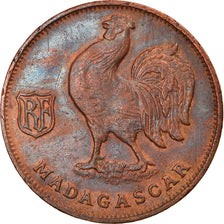 Münze, Madagascar, Franc, 1943, Pretoria, SS, Bronze, KM:2