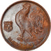 Coin, Madagascar, Franc, 1943, Pretoria, AU(50-53), Bronze, KM:2