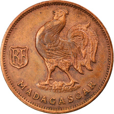 Coin, Madagascar, 50 Centimes, 1943, Pretoria, EF(40-45), Bronze, KM:1