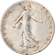 Monnaie, France, Semeuse, 50 Centimes, 1917, Paris, TTB+, Argent, Gadoury:420