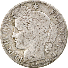 Coin, France, Cérès, 50 Centimes, 1887, Paris, VF(20-25), Silver, KM:834.1