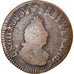 Monnaie, France, Louis XIV, Liard de France, 1696, Lille, B+, Cuivre