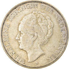 Coin, Netherlands, Wilhelmina I, 2-1/2 Gulden, 1930, EF(40-45), Silver, KM:165