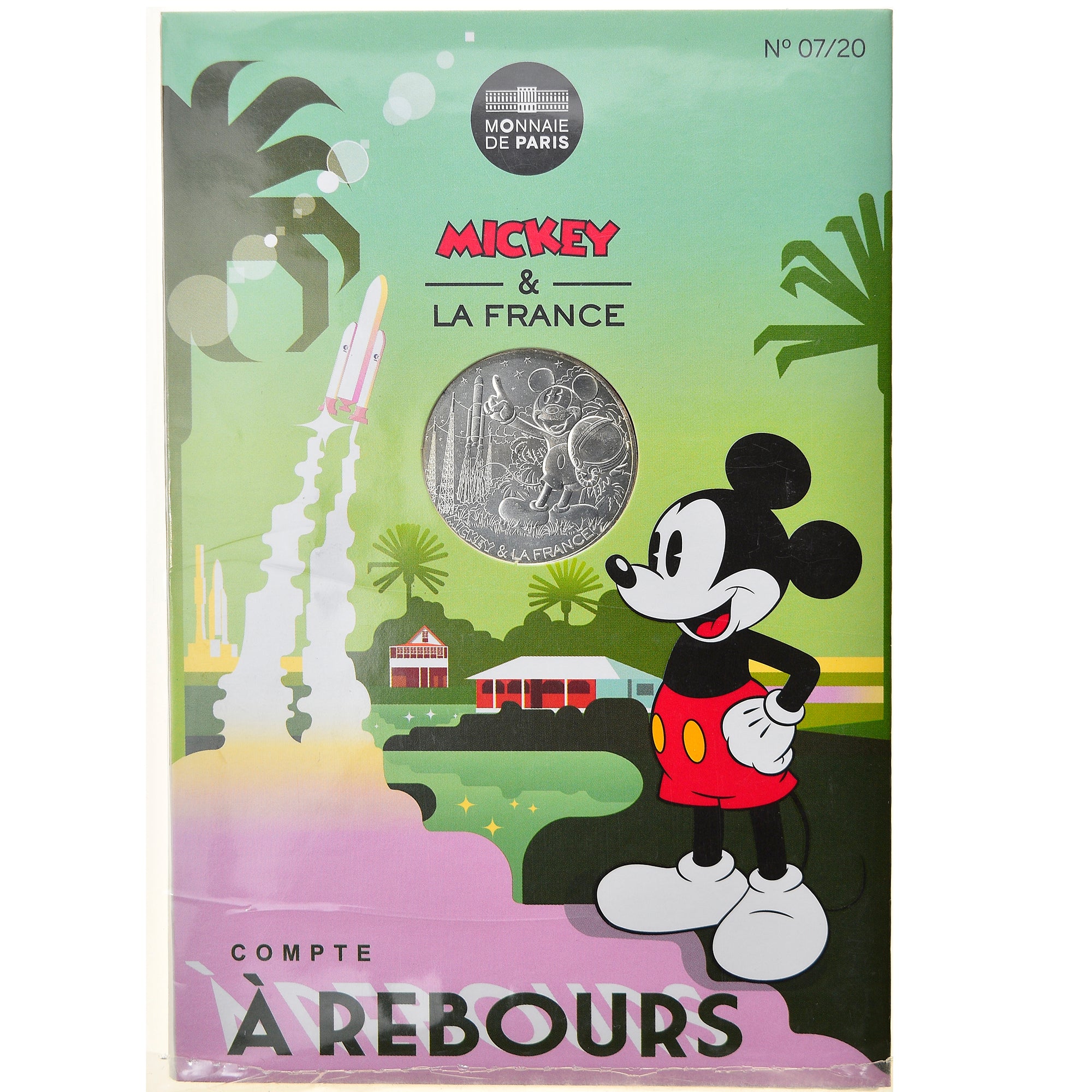 France, Monnaie de Paris, 10 Euro, Mickey (Guyane), 2018, Paris, MS(65-70)