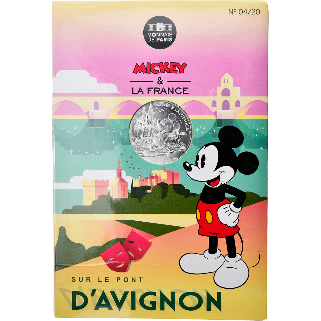 Francia, Monnaie de Paris, 10 Euro, Mickey (Avignon), 2018, Paris, FDC, Argento