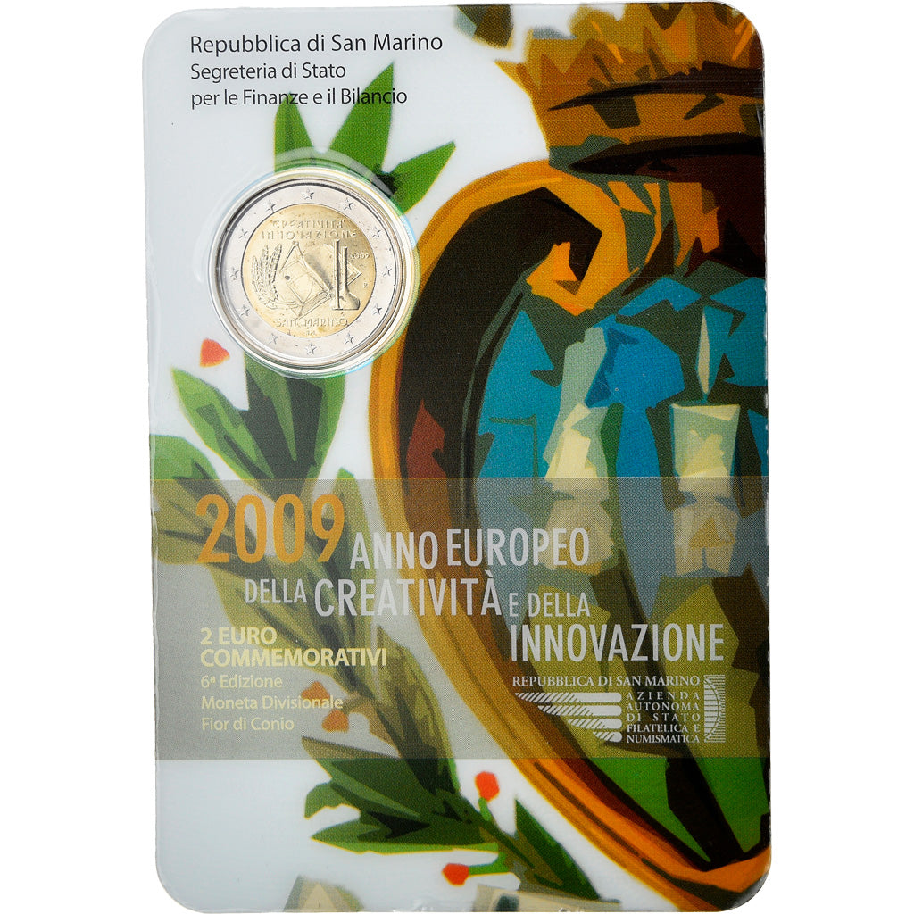San Marino, 2 Euro, Année  de la création et de l'innovation, 2009, Rome